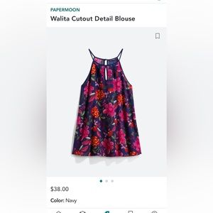 Women’s floral tank